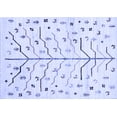 thumbnail image 1 of Ahgly Company Indoor Rectangle Solid Blue Modern Area Rugs, 2' x 4', 1 of 4