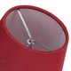 thumbnail image 2 of Pantalla de tela de 6 piezas, moderna, sencilla, buena transmisión de luz, pantalla de lámpara de mesa para bombilla E14, bombilla en miniatura para lámpara de techo A3 01 rojo vino, 2 of 8