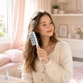 thumbnail image 2 of Wide Tooth Comb for Curls Detangling Double Row Wavy Tooth, Hair Brush for Curly Wavy Thick Long Wet Dry Hair, Shower Comb for Women Men, 2 of 4