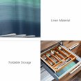thumbnail image 6 of Placemats Set of 8, Teal Blue Ombre Woven Placemat, Linen Place Mats for Kitchen/Dining Tables, Modern Abstract Art Texture Washable Table Mats for Party, 6 of 8