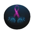 thumbnail image 2 of Kdxio Spare Tire Cover for RV Trailer, Waterproof Wheel Cover,Camper Spare Tire Cover Fit for Rv SUV Truck Travel Trailer -Two Human Hands are Holds Pink Ribbon Awareness, 2 of 8
