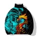 thumbnail image 3 of Parkas con estampado de dragón y fénix de moda, abrigos de invierno casuales y versátiles para hombre, ropa de invierno de nuevo estilo, chaquetas para hombre, abrigo para hombre, 3 of 5