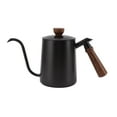thumbnail image 2 of Hervidor de café para Verter Hervidor de café con Cuello de Cisne de 600 Ml Tetera de Acero Inoxidable 304 para Verter sobre café con de Madera para café de Goteo ANGGREK  Otros, 2 of 8