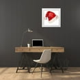 thumbnail image 3 of Loreth, Lanie 15x15 White Modern Wood Framed Museum Art Print Titled - Santa Hat, 3 of 4