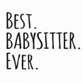 thumbnail image 2 of CafePress - Best Babysitter Ever Body Suit - Baby Light Bodysuit, Size Newborn - 24 Months, 2 of 4