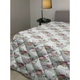 thumbnail image 2 of Vintage Down Alternative Comforter, Birds is Sitting on a Branch Flowers Smoothly Pattern of Illustration, Microfiber Quilt for All Season, 5 Sizes, Multicolor, by Ambesonne, 2 of 3