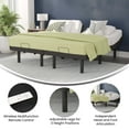 thumbnail image 6 of Flash Furniture Selene Motorized Adjustable Bed Frame, Black, Split King, 6 of 15