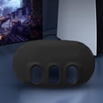 thumbnail image 4 of Cubierta protectora de silicona VR para la cara frontal de Oculus Quest 3 (negro), 4 of 6
