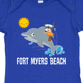 thumbnail image 4 of Inktastic Fort Myers Beach Florida Dolphin Boys or Girls Baby Bodysuit, 4 of 5