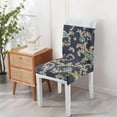 thumbnail image 4 of Set of 4 Artistic Paisley and Ethnic Bohemian Dining Chair Covers Vintage Floral Retro Colorful Pattern Washable Polyester Stretch Slipcovers Removable Protector for Classic Decor, 4 of 7