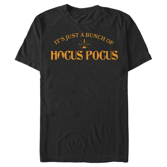 Men's Hocus Pocus Bunch of Magic Graphic Tee Black 2X Large