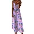 thumbnail image 2 of Qiopertar Robe d'Été Imprimée Décontractée Sans Manches Col en V pour Femmes en Solde Livraison Gratuite à Moins de 5$ jusqu'à 90 % de Réduction, 2 of 5
