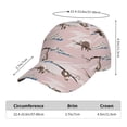 thumbnail image 3 of Yiaed Cloud Sloth Print Cap Adjustable Size for Running Workouts and Outdoor Activities All Seasons, 3 of 5