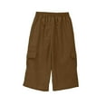 thumbnail image 4 of Size 6 Boys Shorts Boys Long Cargo Shorts for Boys, Below Knee Length Cargo Shorts 3/4 Pants, 4 of 6