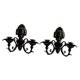 thumbnail image 4 of Candelabro, candelabro de pared, candelabro, candelabro de pared Negro, 4 of 9