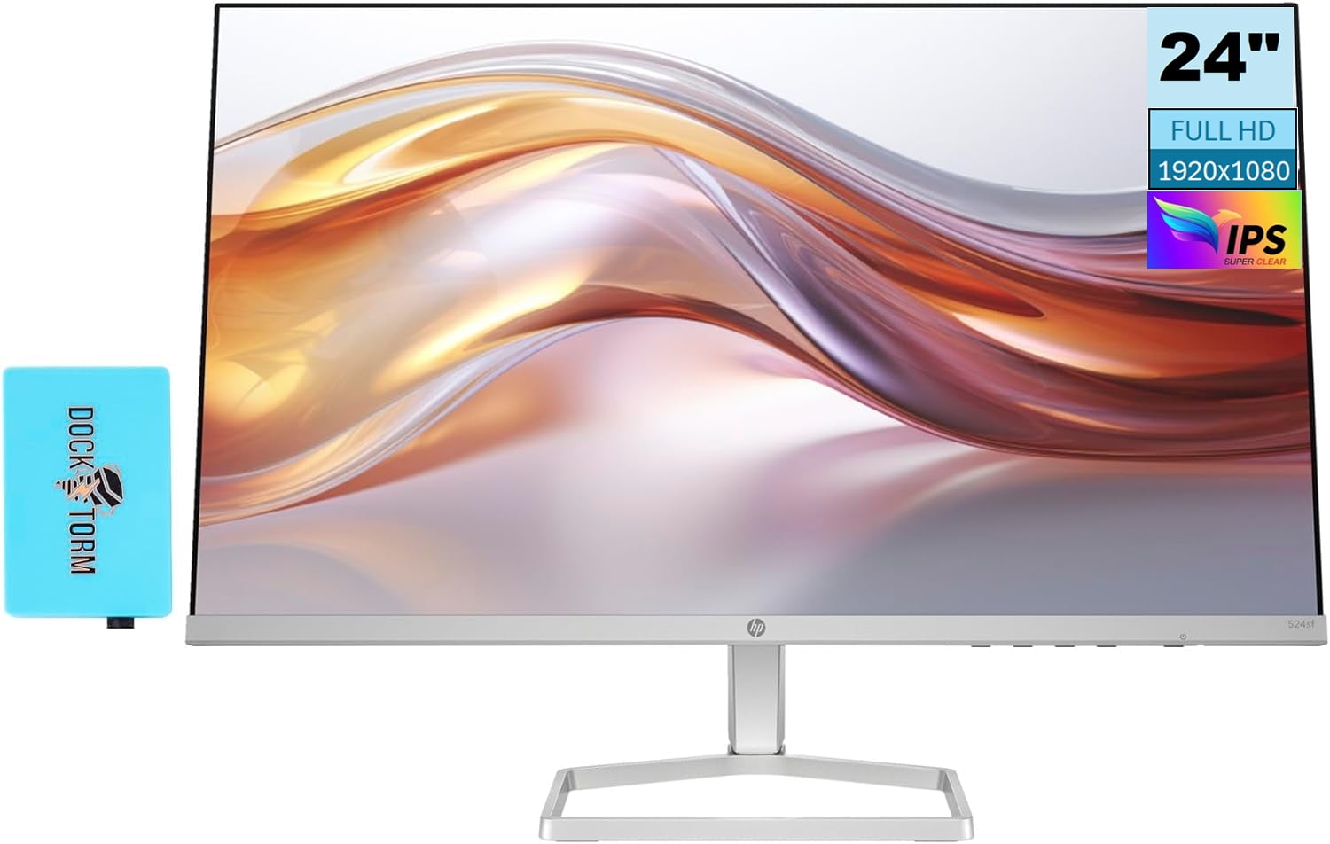 HP Series 5 23.8 inch FHD Monitor with Speakers - 524sa 23.8
