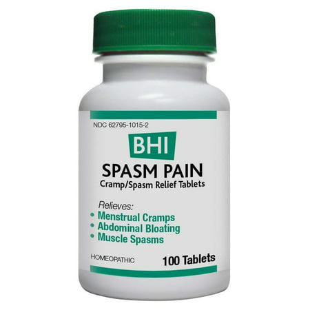 BHI Spasm-Pain Formula 100 tabs, Heel/BHI, Spasm-Pain is a safe, effective, natural remedy ideal for all ages, including children and seniors By