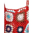 thumbnail image 5 of Women's Summer Sleeveless Tank Tops Colorful Hand-Made Crochet Embroidery Openwork Knit Blouse, 5 of 5