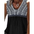 thumbnail image 3 of Gvmfive Women Tank Tops Bohemain Summer Sleeveless Tunic Shirt, 3 of 6