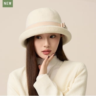 6148 Women Beret Hat Cloche Bucket Vintage Floral Wool Classic Winter Sumolux Women main image 4