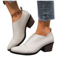 thumbnail image 7 of Quaouag Loafers for Women Dress Shoes Slip On Shoes Low Heel Casual Work Office Dressy Shoes, 7 of 7