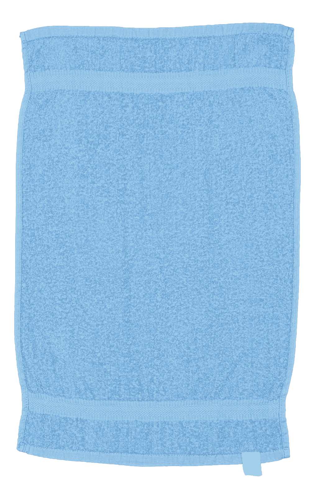 24 Pack 16 x 27 Light Blue Cotton Hand Towels | Gym Spa Hair Salon