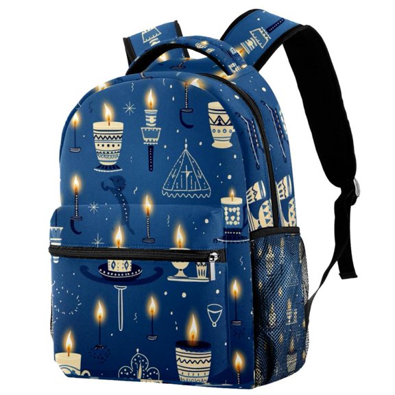 Candle Backpack Lightweight Bookbag Travel Rucksack Laptop Daypack for Women Men