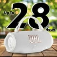 thumbnail image 7 of JBL Charge 6 Portable Bluetooth Speaker (White), IP68 Waterproof/Dustproof, Built-In Power Bank, Long Battery Life Bundle with Travel Case (International Model), 7 of 7