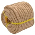 thumbnail image 2 of Twisted Manila Rope Jute Rope (3/4 in x 50 ft) Natural Thick Hemp Rope for Crafts, Railings, Hammock, Decorating, 2 of 4