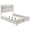 White, variant on XIZE Black Upholstered Full Panel Bed with Sturdy Frame, Modern Platform Bed for Bedroom