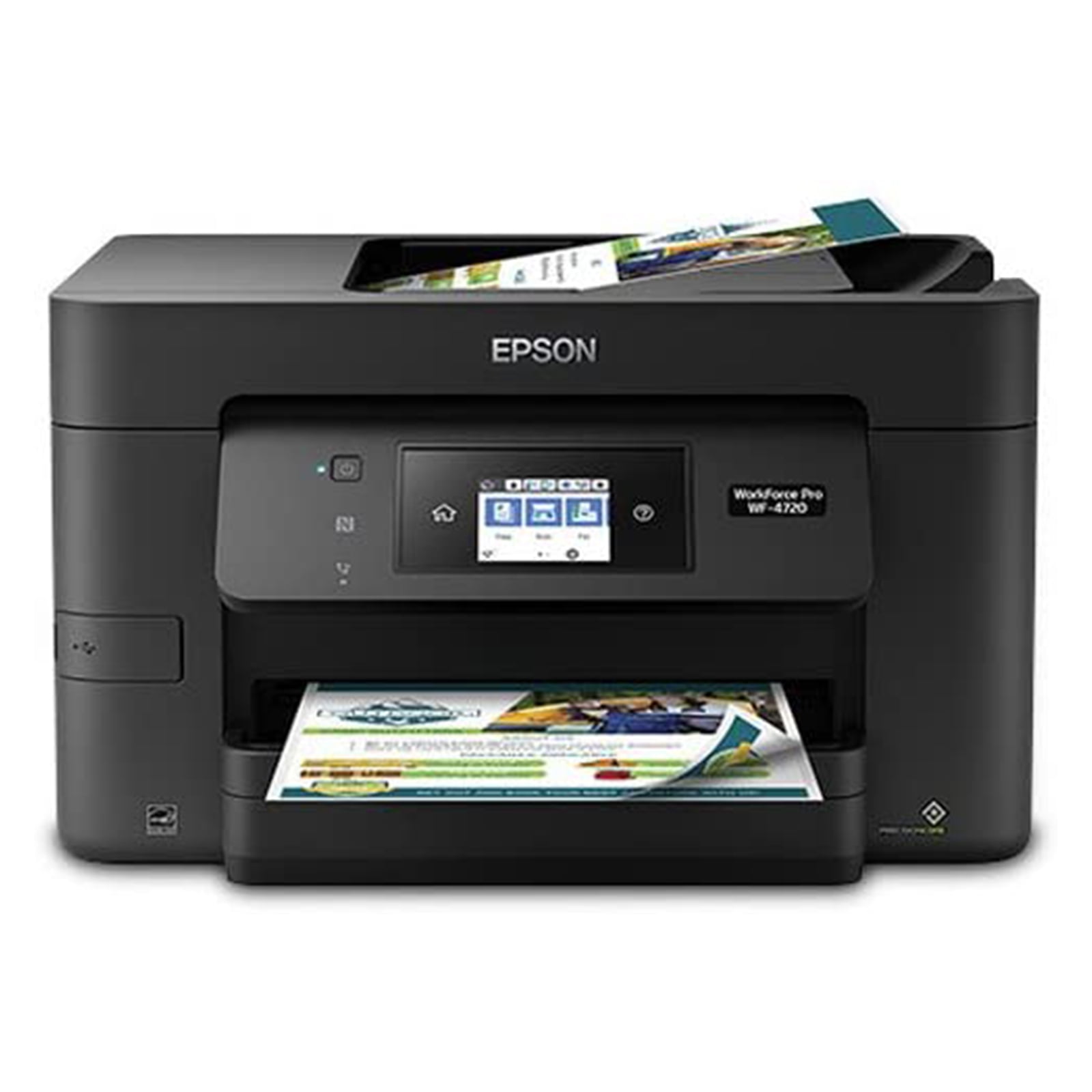 Epson WorkForce Pro WF-4720 All-in-One Color Wireless Inkjet Printer, Copier, Scanner with Wi-Fi Direct (C11CF74201)