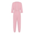 thumbnail image 4 of dPois Women's Care Dementia Clothing Alzheimers Anti-Strip Jumpsuit Nursing Rompers Nightwear Pink S, 4 of 6