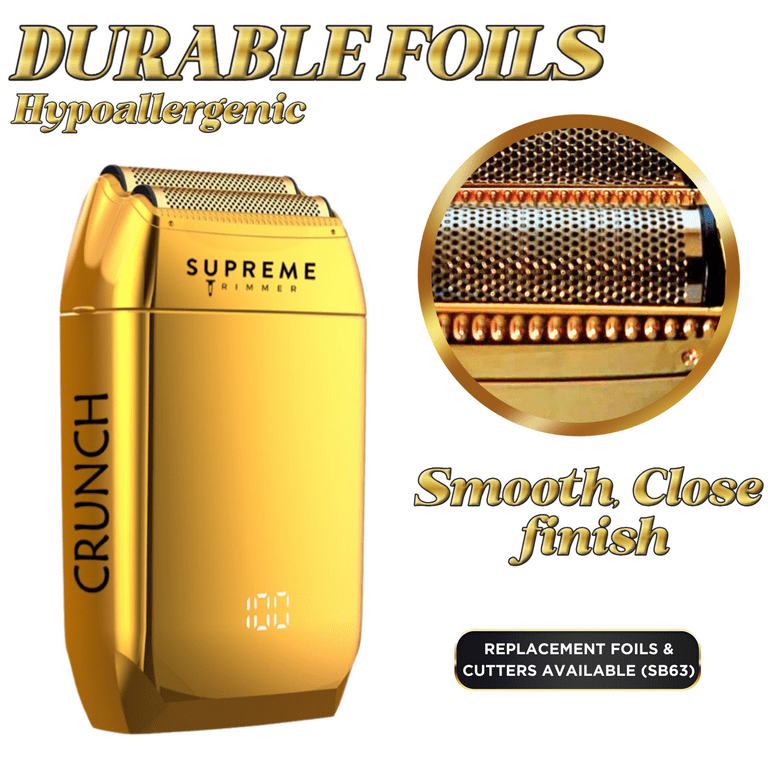 Supreme Trimmer CRUNCH Foil Shaver STF602 | Waterproof