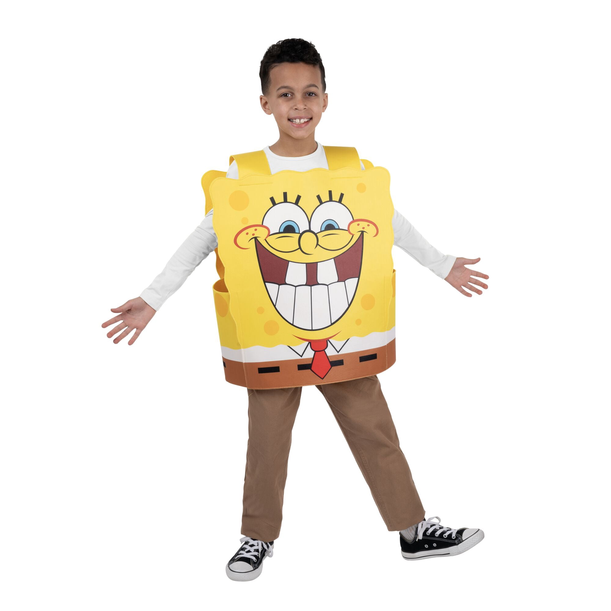 Nickelodeon Sponge Bob Halloween Costume for Children, One Size Fit, by Jazwares