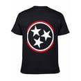 thumbnail image 6 of T-shirt Tennessee State Flag  Soft Cotton Adult Heat-Transfer Graphic T-Shirt - 180g Breathable Fabric, Unisex Summer Casual Wear with Durable Heat-Printed Design, 6 of 10