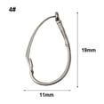 thumbnail image 3 of 10 Pcs/Box High Carbon Steel Wacky Rig Hooks Weedless Barbed Fishing Wide Gap Hook Reusable Protable Fishhook Fishing Tackle, 3 of 8