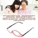 thumbnail image 4 of Gafas Cosméticas, Montura Rosa Transparente, Gafas De Maquillaje Con Aumento Abatibles, Cómodas Para Mujeres, 4 of 7
