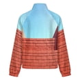 thumbnail image 6 of Jackets for Women Winter Coat Jackets Flannel Stand Collar Jacket(Red Brick Wall,Size:S-4XL), 6 of 7