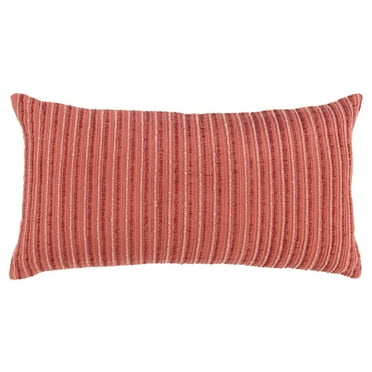 HomeRoots 14" X 14" Terra Cotta Cotton Blend Pillow