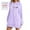Purple, variant on The Warmy Oversized Hoodie Dress For Women Casual Drawstring Long Sweatshirt With Pocket Fashion Split Hem Long Sleeve Women's plus Size Short Dresses Formal Gowns for Women plus Size plus Size