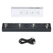 Btuty BT MIDI Foot Controller Wireless MIDI Controller Rechargeable 4 Buttons Pedal APP Control Chocolate Rechargeable Midi Controller