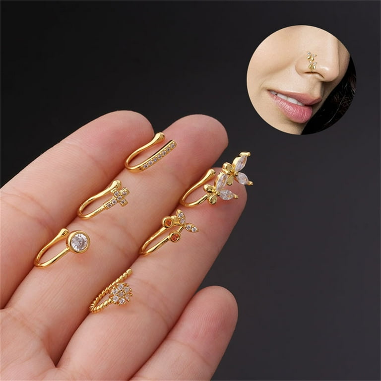 Shiny on sale nose stud