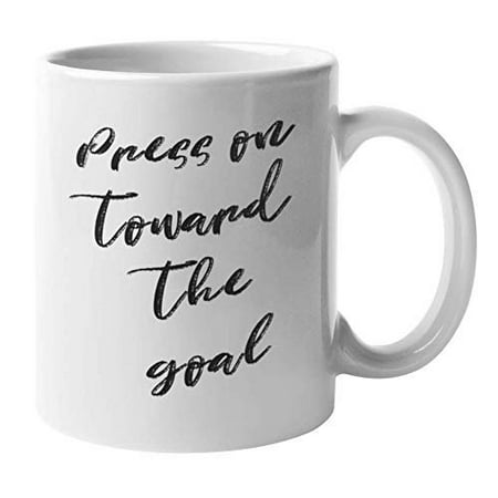 Enneagram Type 3 - Coffee and Tea Gift Mug: Press on toward the goal Phil 3:14