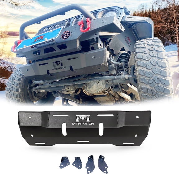 MTNTOPCN Aluminum Skid Plate for 2018-2026 Jeep Wrangler JL JLU & 2020-2026 Jeep Gladiator