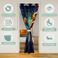 thumbnail image 2 of Erosebridal Basketball Door Curtain For Door Window 34x80, Graffiti Splash Room Divider Curtain, 2 of 5