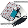 thumbnail image 2 of Lsque Hand Drawn Strawberry Pattern Laptop Bag – Portable & Slim Single-Shoulder Computer Case with Adjustable Strap, Protective, Lightweight for 13”/14”/15.6” Laptops, 2 of 8