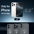 thumbnail image 2 of Funda Magnética KAIYANG para iPhone 16 Pro MAX 6.9 Pulgadas Transparente Compatible con MagSafe, 2 of 5