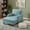 Mint Green, variant on Sailvan Modern Chenille Chaise Lounge Indoor Recliner Chair Single Sofa with Storage Pocket & Solid Wood Legs Mint Green