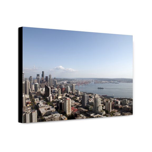 Canvas Print: Seattle, Washington, View Taken From The Space Needle, 2009