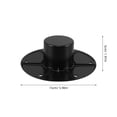 thumbnail image 2 of Hytrove Base De Para Rv Con Soporte De Aluminio Negro Removible Para Montaje En Estable Y, 2 of 7